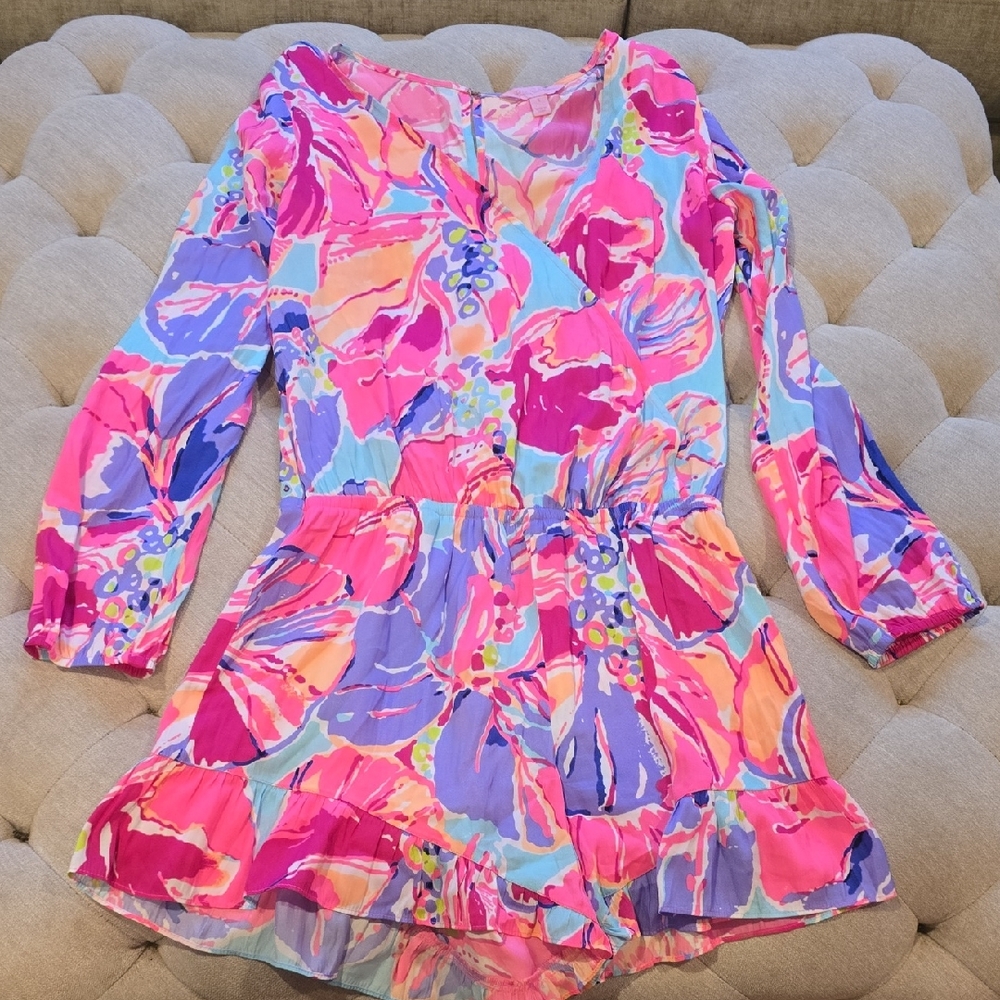 Lilly Pulitzer Colorful Floral  Dress